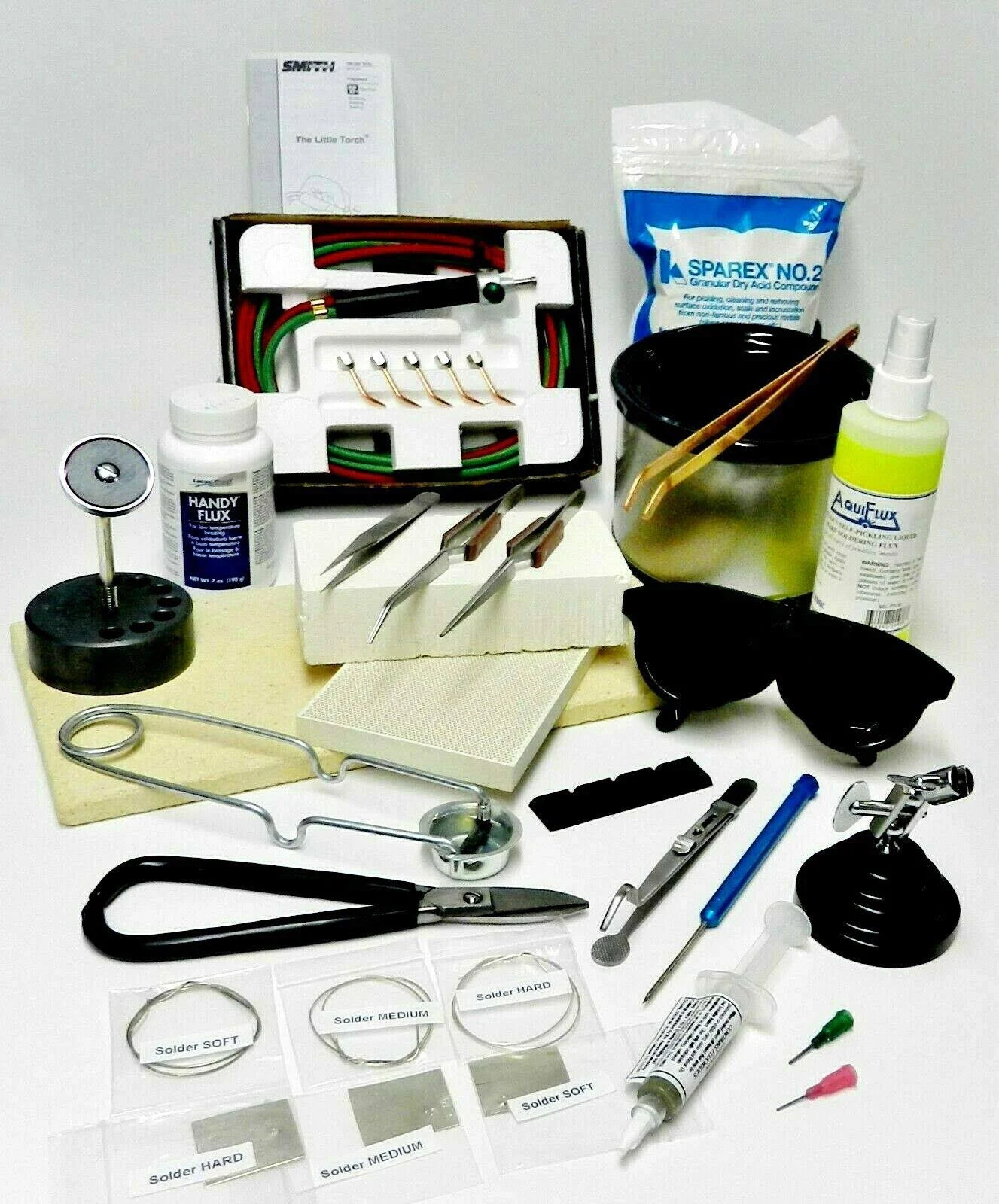 JTS Jewelry Soldering Kit Smith Little Torch Set Complete Tools Materials Deluxe