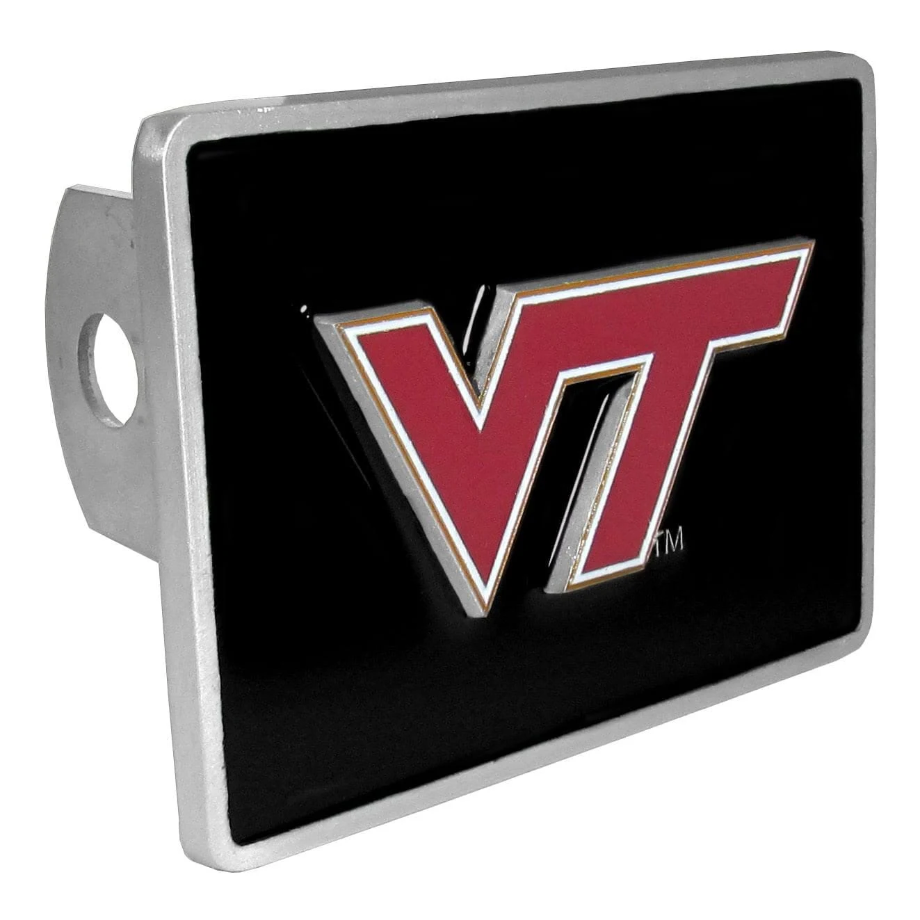 Virginia Tech Hokies Hitch Cover Class II and Class III Metal Plugs