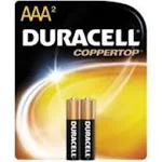 Duracell MN2400B2 Coppertop Alkaline Batteries (aaa | 2 Pack)