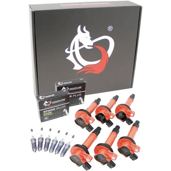 Aip Electronics Dragon Fire Performance Power Pack Kit Ignition Coils Iridium ...