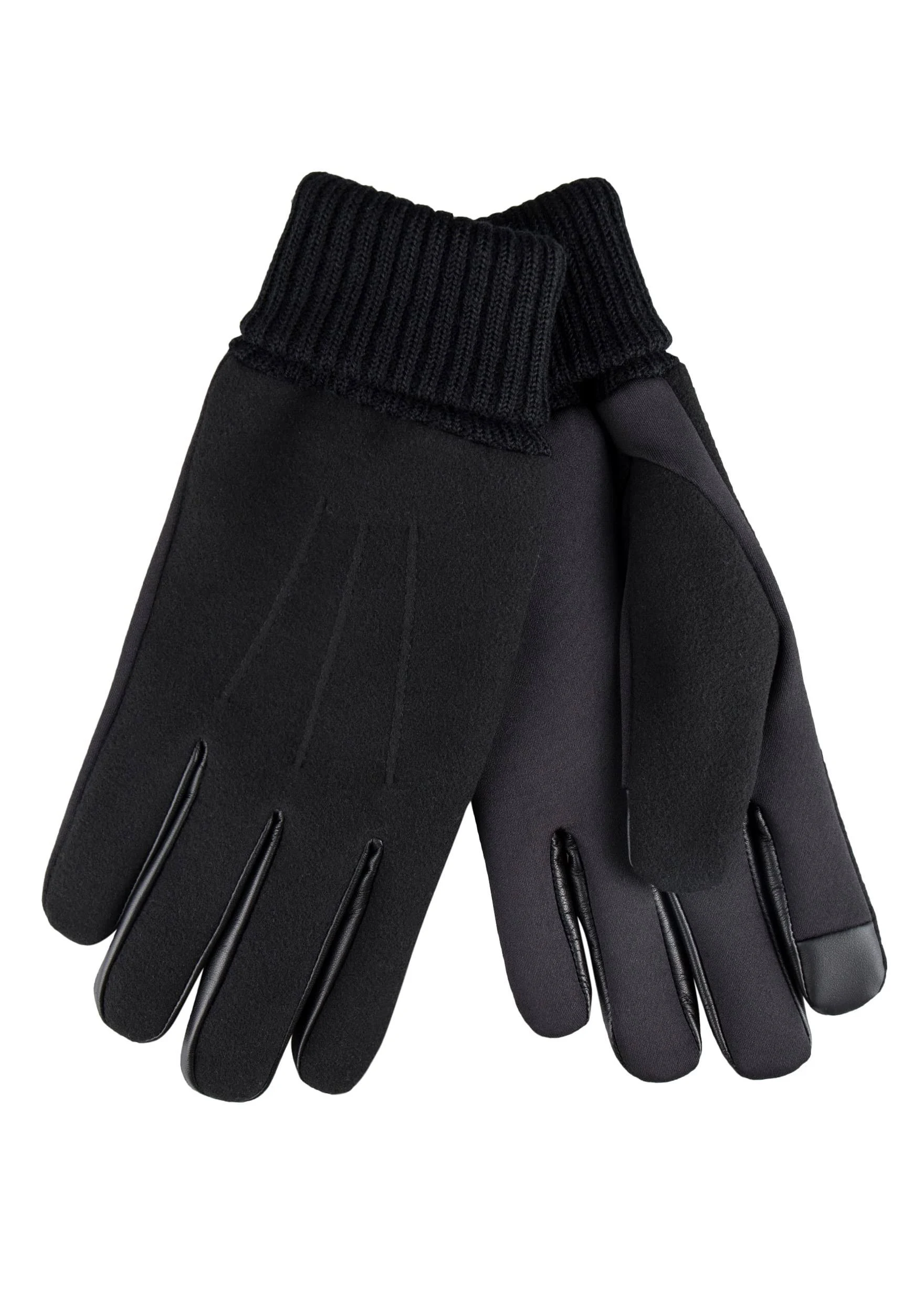 DOCKERS mens Fabric Gloves With Smartphone Touchscreen Capability