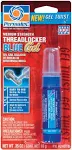 Permatex Threadlocker, Blue, Gel, Medium Strength - 0.35 oz