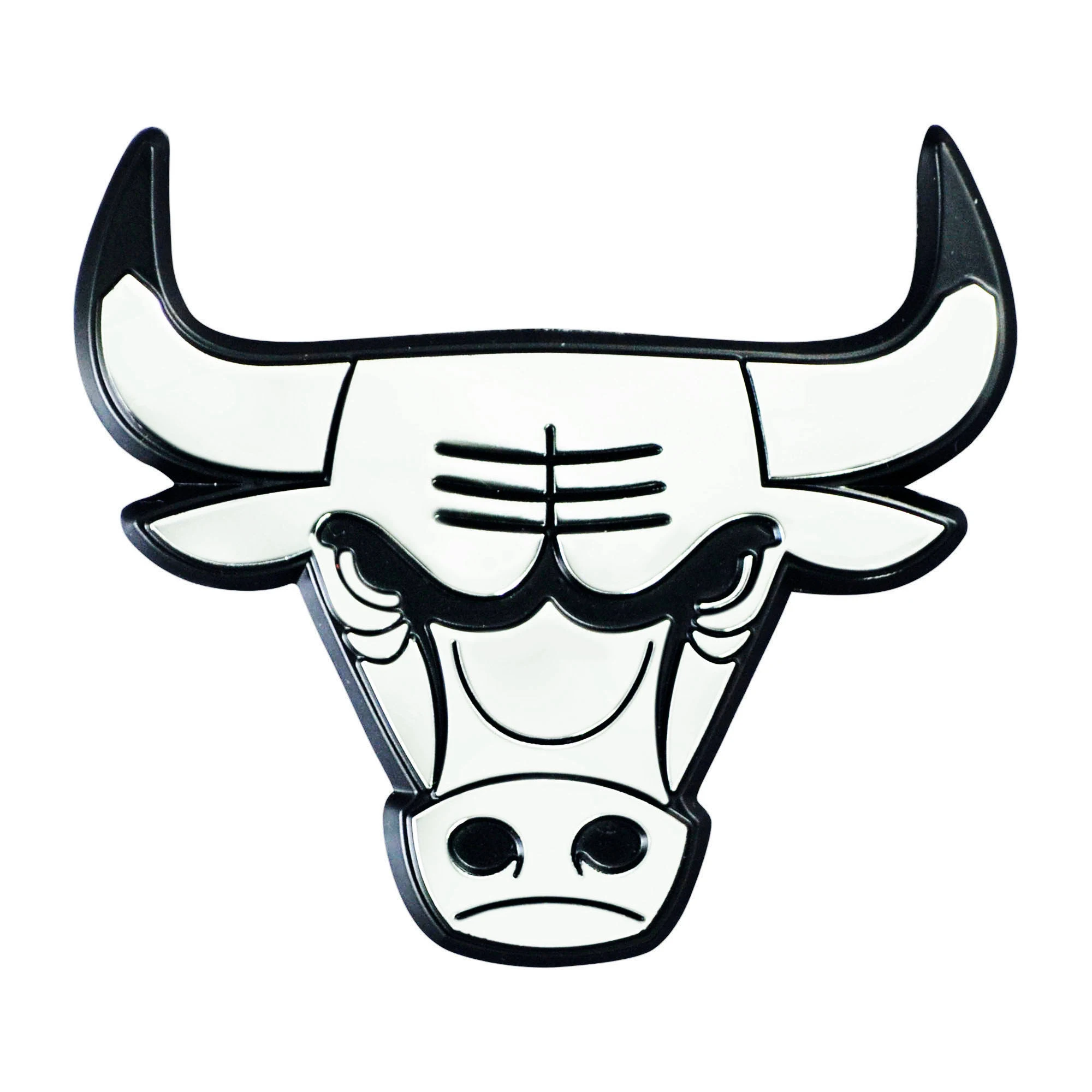 Chicago Bulls Chrome Metal Car Emblem