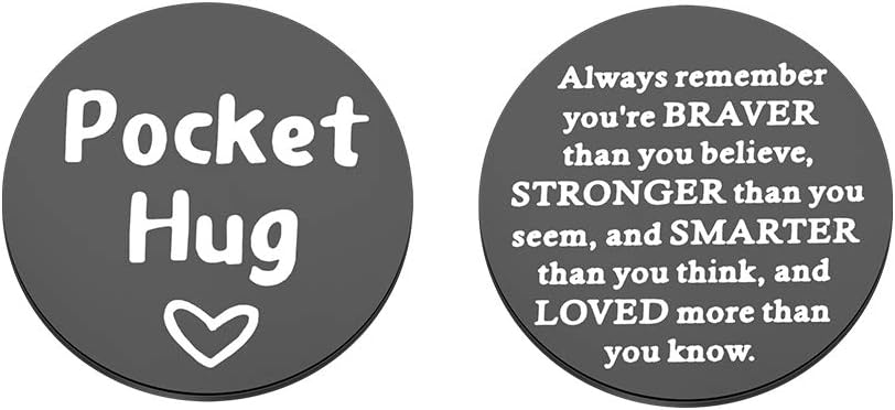 Pocket Hug Token Always Remember You Are Braver Than You Believe Token ...