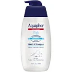 Eucerin Aquaphor Baby Wash & Shampoo for Baby's Sensitive Skin, 500mL