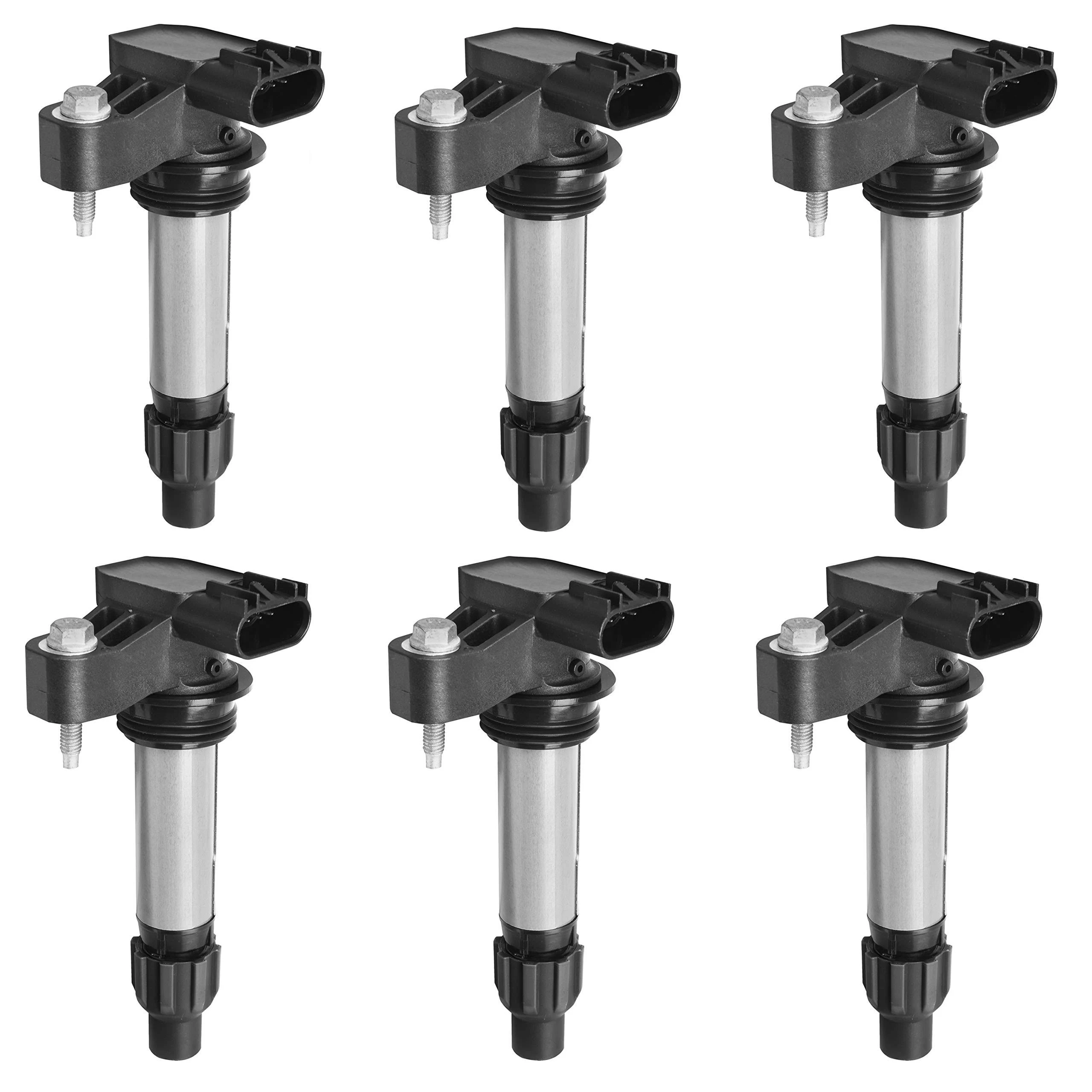 ENA Set of 6 Ignition Coil Pack Compatible with Buick Cadillac Chevrolet Chev...