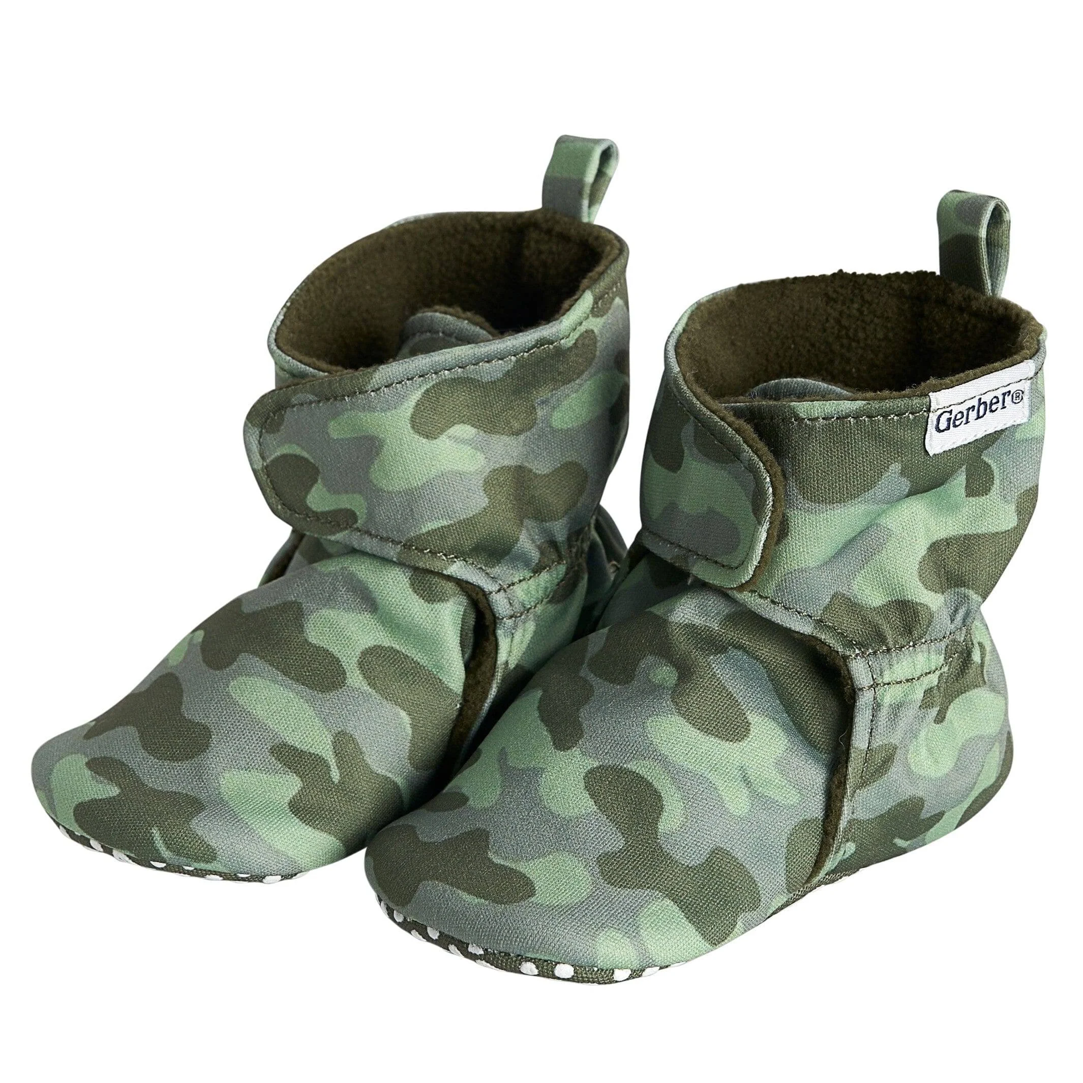 Gerber Baby Soft Booties - Green - 0-3 Months