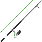 Zebco 21-41607 Bite Alert Spinning Reel and Fishing Rod Combo 7-ft 2-Piece