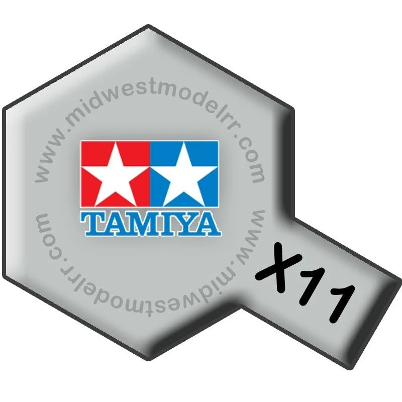 Tamiya Acrylic X-11 Chrome Silver - 23ml