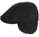 Biddy Murphy Irish Newsboy Flat Cap for Men, Tuck-Away Ear Flaps Slim Fit 100% Wool, Imported