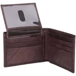 J. Buxton Mini Hunt Credit Card Billfold Wallet In Brown