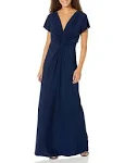 Vince Camuto Womens Twist Front Jumpsuit