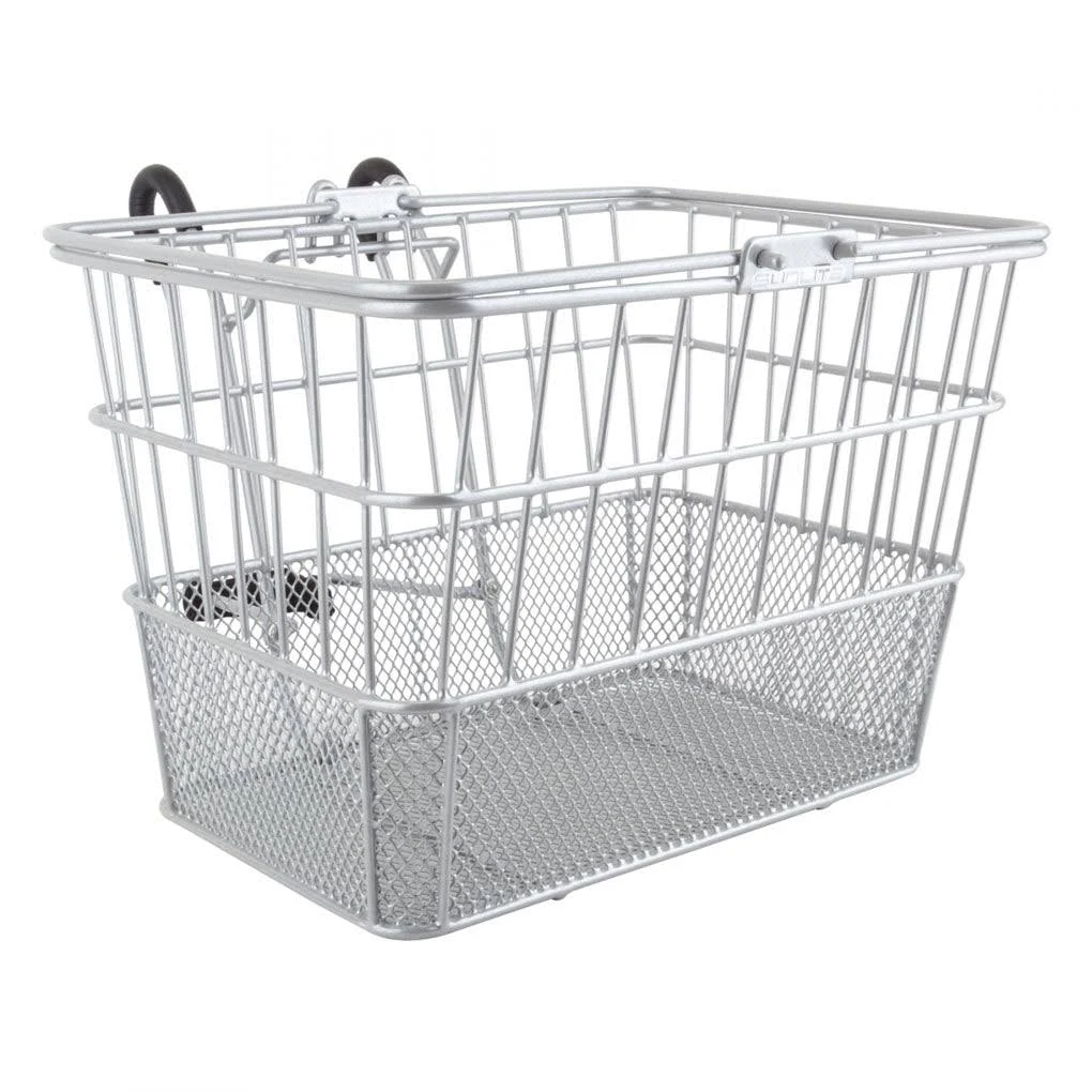 Retrospec Detachable Steel Half-Mesh Apollo Bike Basket with Handles