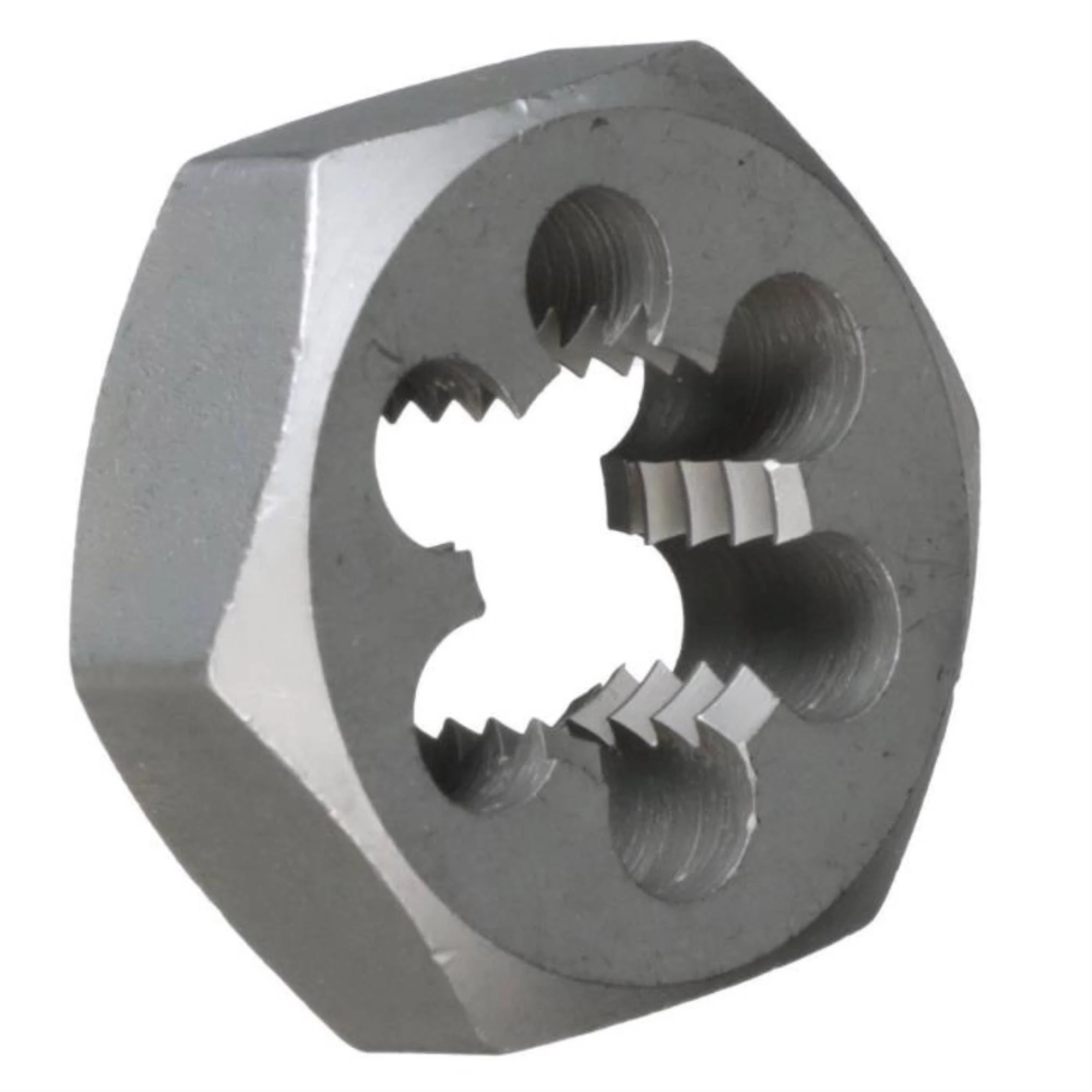 Drill America - DWTHX789 7/8"-9 Carbon Steel Hex Rethreading Die, DWT Series