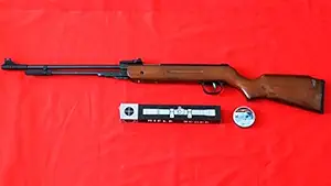 Break Barrel Air Rifle, 1200fps, Real Wood Stock, 100 Free Pellets (5.5)