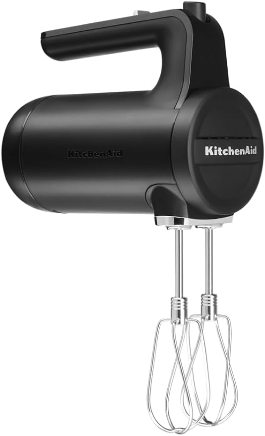 KitchenAid Cordless 7 Speed Hand Mixer - KHMB732, Matte Black