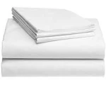 Pacific Linens Pillowcases White 12 Pack 200 Thread Count Percale Fabric Hotel Linen Size (Standard)