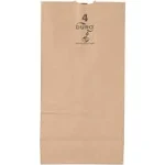 Grocery Paper Bags 5" x 9.75" Kraft 500 Bags