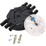 Yikesai Ignition Distributor Cap and Rotor Kit Compatible with GMC Chevrolet ...