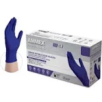 Ammex Indigo Nitrile Powder Free Exam Gloves