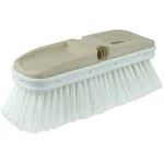 Weiler Truck Wash Brush O Handle Flagged White 9-1/2"