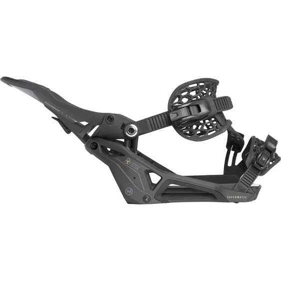 Nidecker Supermatic Snowboard Bindings Black / L