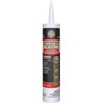 GE Supreme Silicone Kitchen & Bath Sealant - White - 10.1 oz