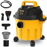 VEVOR 2.6 Gal Wet Dry Vacuum with Blowing Function Yellow