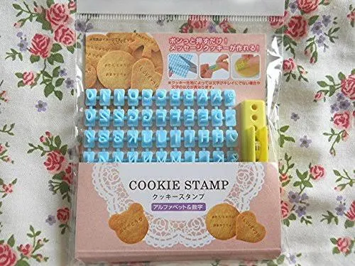 Alphabet, Number, Letter Biscuit Fondant Cake/cookie Stamp Impress Embosser Cutter - Mold Set