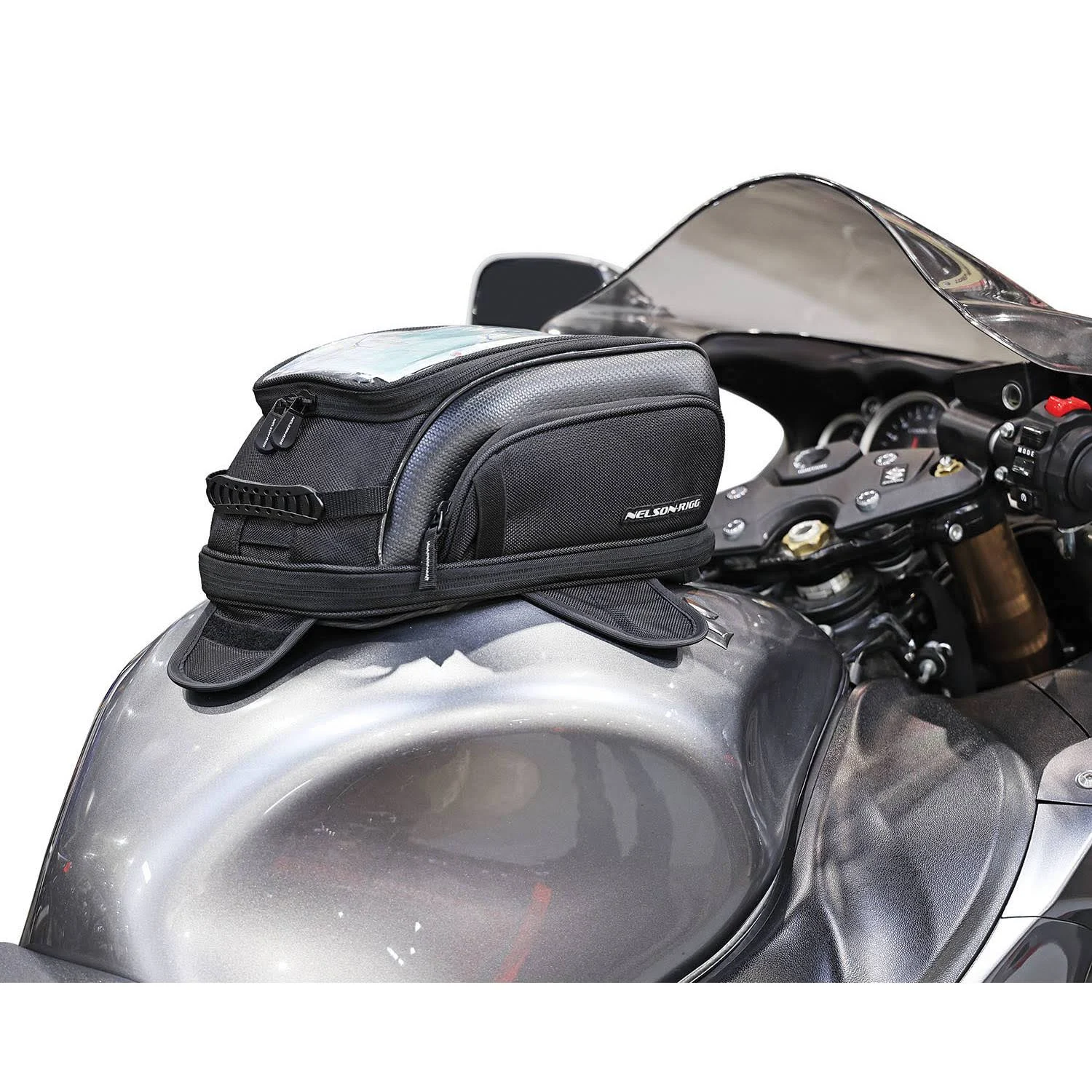 Nelson-Rigg Commuter Sport Tank Bag Magnetic and Strap Dual Mount