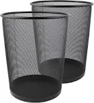 Waste Basket | Metal Wire Mesh Bin | Pack of 2 | Lightweight &amp; Stylish | Idea...