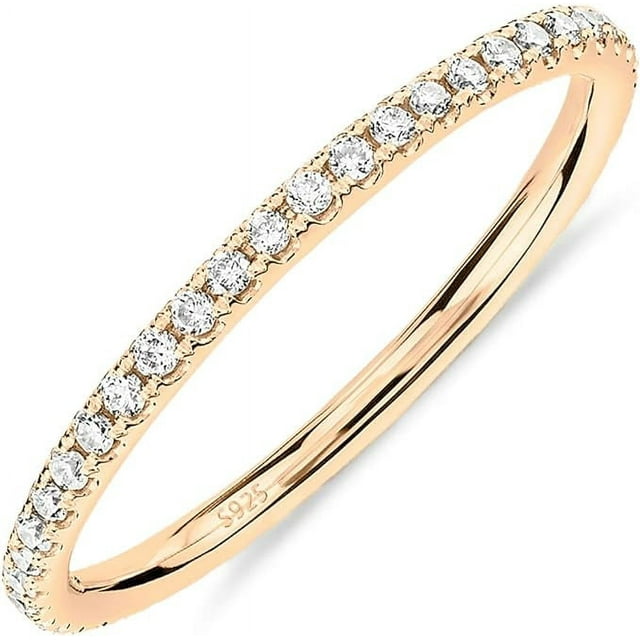 PAVOI Women's Mila Eternity Band Rings