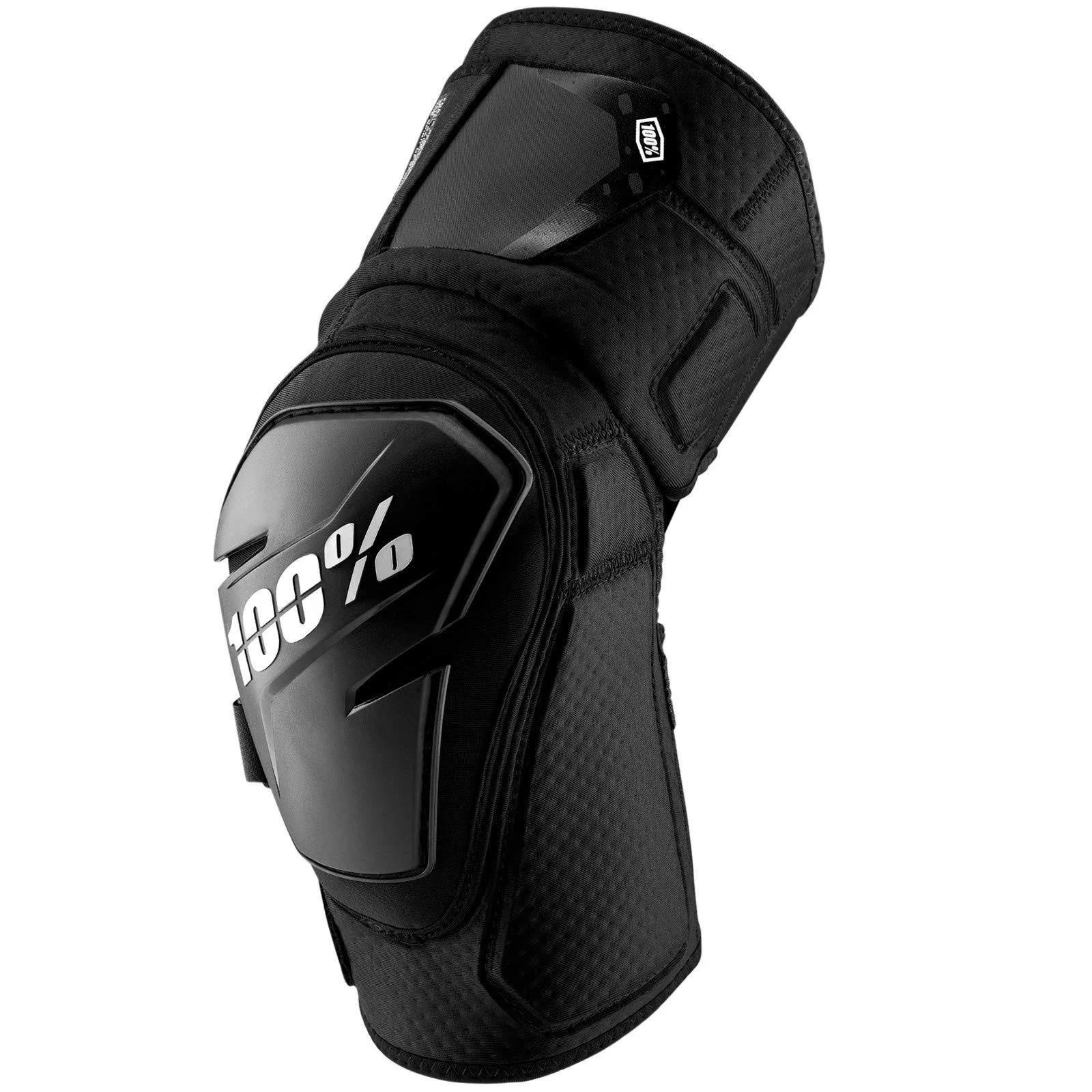 100% Fortis Knee Guards - Black - L/XL