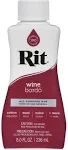 Rit Dye Liquid – Wide Selection of Colors – 8 Oz. (Wine)