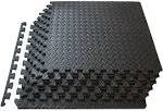 Exercise Puzzle Mat, Grey, 24" x 24"