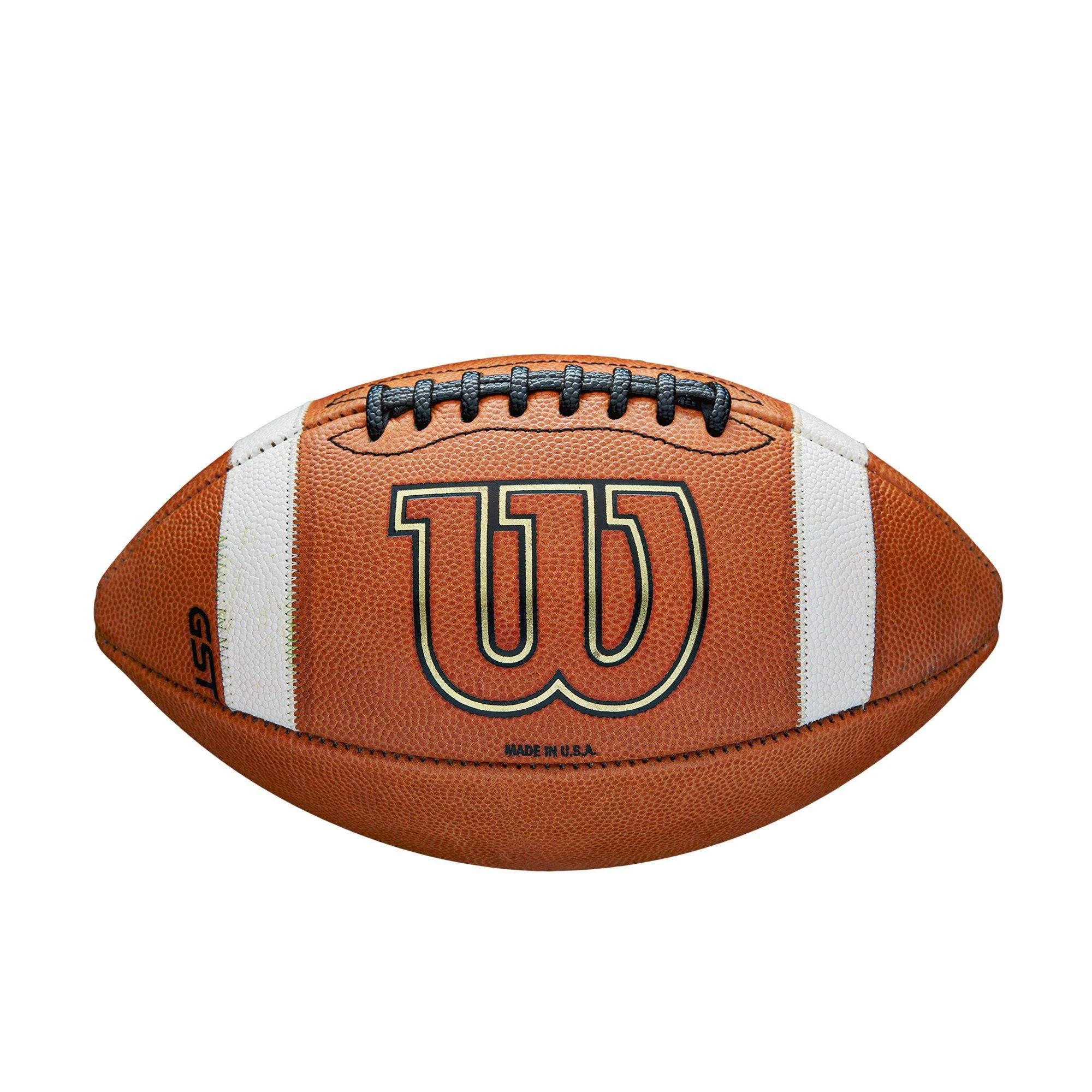 Wilson GST Official Leather Game Football