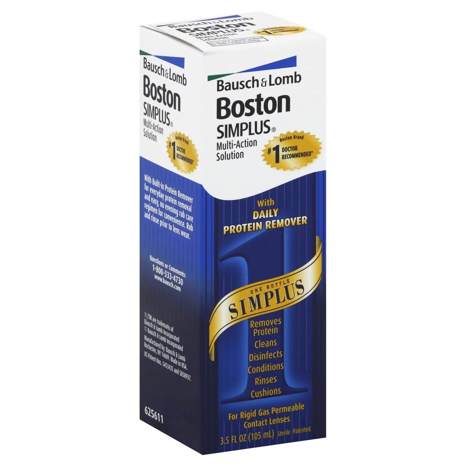 Bausch & Lomb Boston Simplus Multi-Action Solution, Travel Kit - 1 fl oz