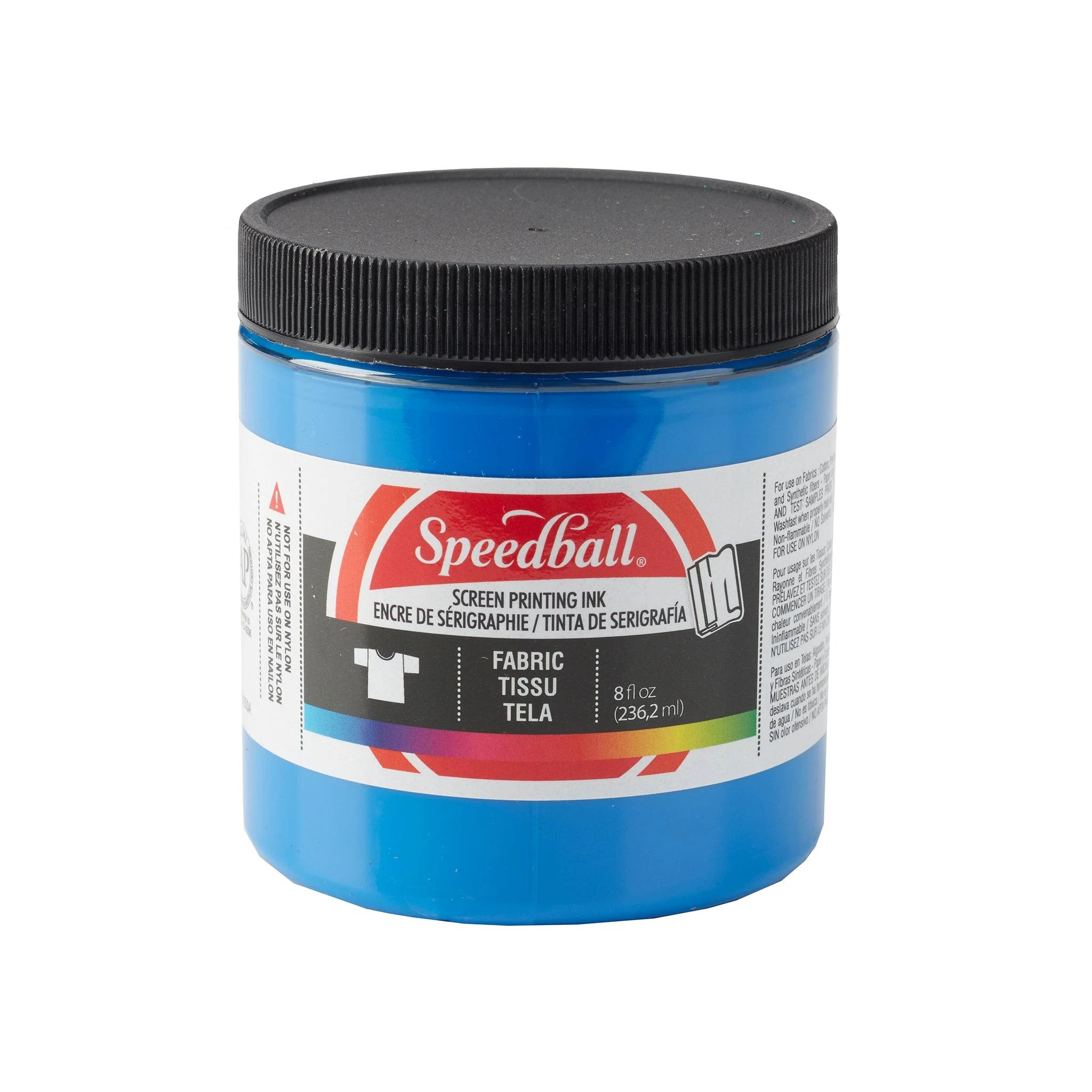 FABRIC SCREEN PRINTING INK 8oz BLUE