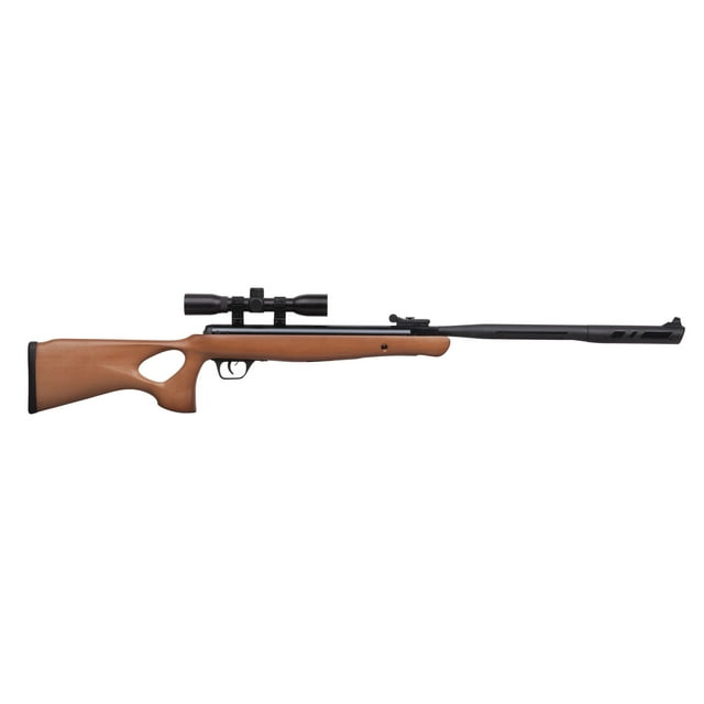 Crosman Valiant CVH17RDNS-WX .177-Caliber NP Break Barrel Air Rifle And Scope, Wood