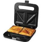 2-Slice Electric Sandwich Maker Non Stick Grill, Black (GPS401B)