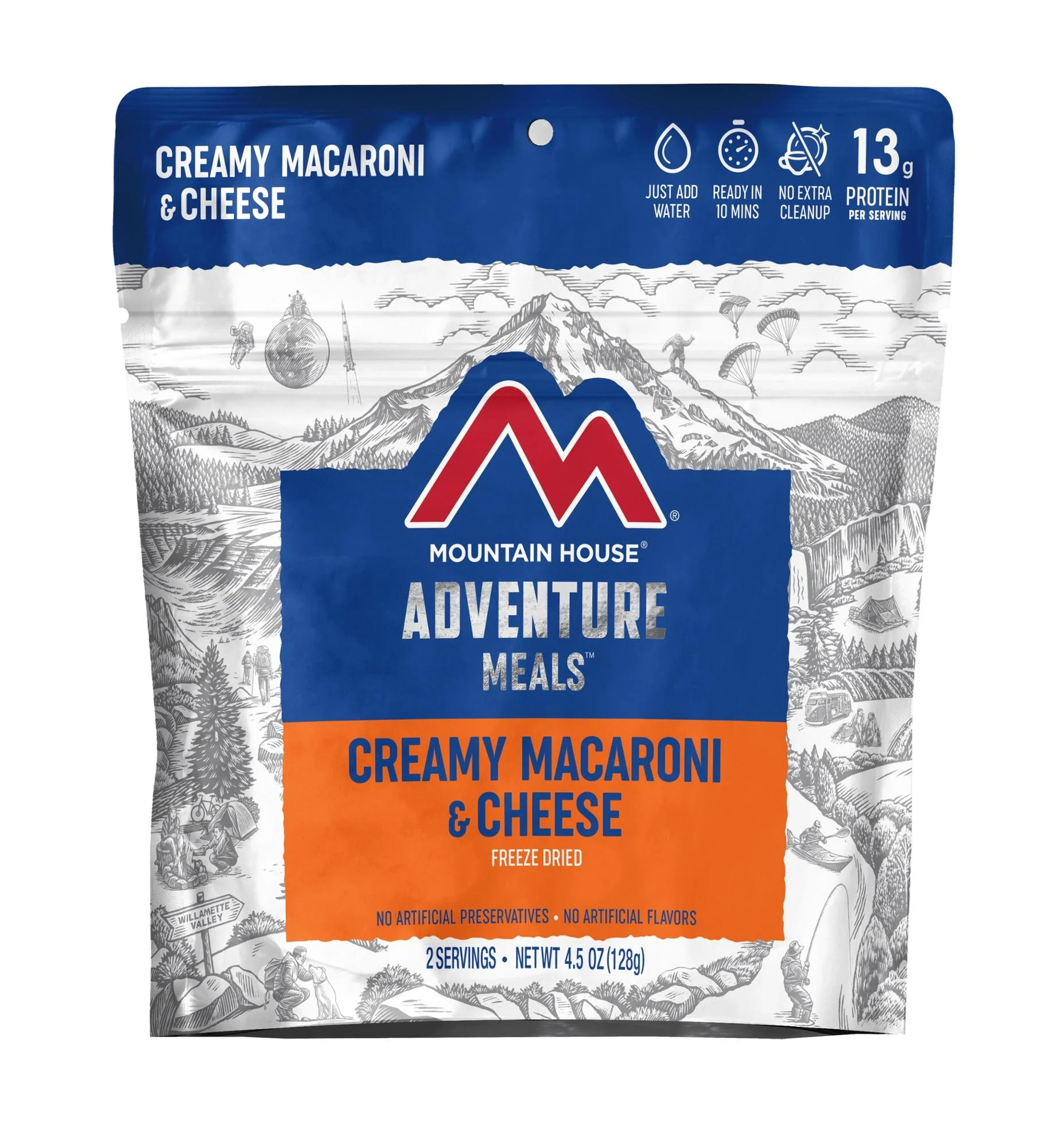 Mountain House Creamy Macaroni & Cheese 2-Serving Pouch