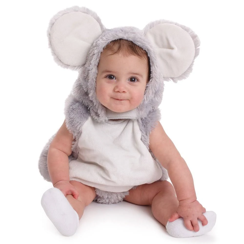 Dress Up America Baby Mouse Costume For Toddlers - Adorable Squeaky Mouse Outfit For Halloween And Year Round Dress-Up