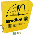 Bradley S45-123 Eyewash Plastic Handle , Yellow