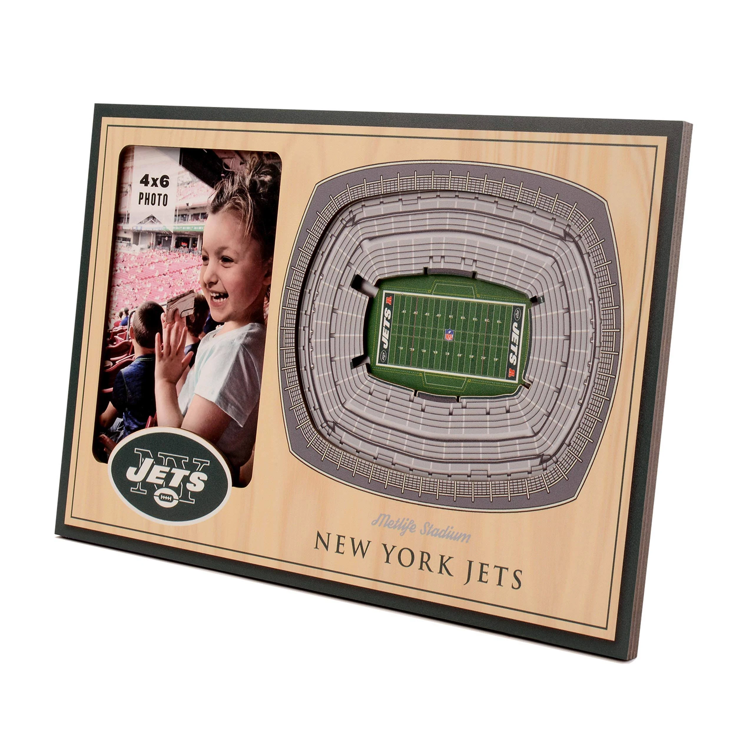 YouTheFan NFL New York Jets 3D StadiumViews Picture Frame