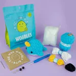 Woobles Beginner Crochet Kit (Bjorn The Narwhal)