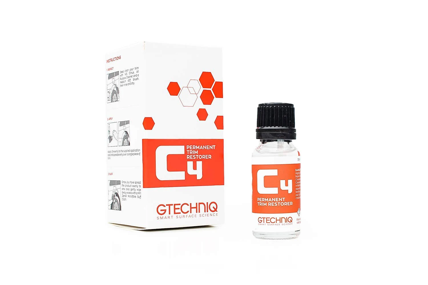 C4 Permanent Trim Restorer (Bottle Size: 30ml)