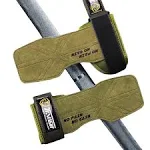 TAVIEW Premium Weight Lifting Wrist Hooks Straps for One Size, (1 Pair) Green 