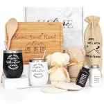 House Warming Gifts New Home ( 11 Piece Set ), Unique Housewarming Gift Baskets for Couples, Clients, Women, New Home Gift for Home, Closing Gifts