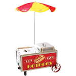 Winco 60072 Benchmark Hot Dog Mini Cart Steamer