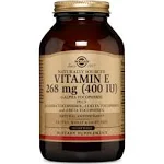 Solgar Natural Vitamin E, As D-Alpha Tocopherol Plus Mixed Tocopherols, 400 IU, Softgels - 250 softgels